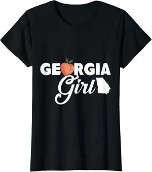 Georgia Girl Peachy Summertime Peach Lovers Peach Fans T-Shirt