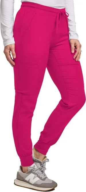 Green Town Scrubs for Women - Jogger Scrub Pant, Yoga Waistband, 4 Pockets, Stretch Fabric, Easy Care