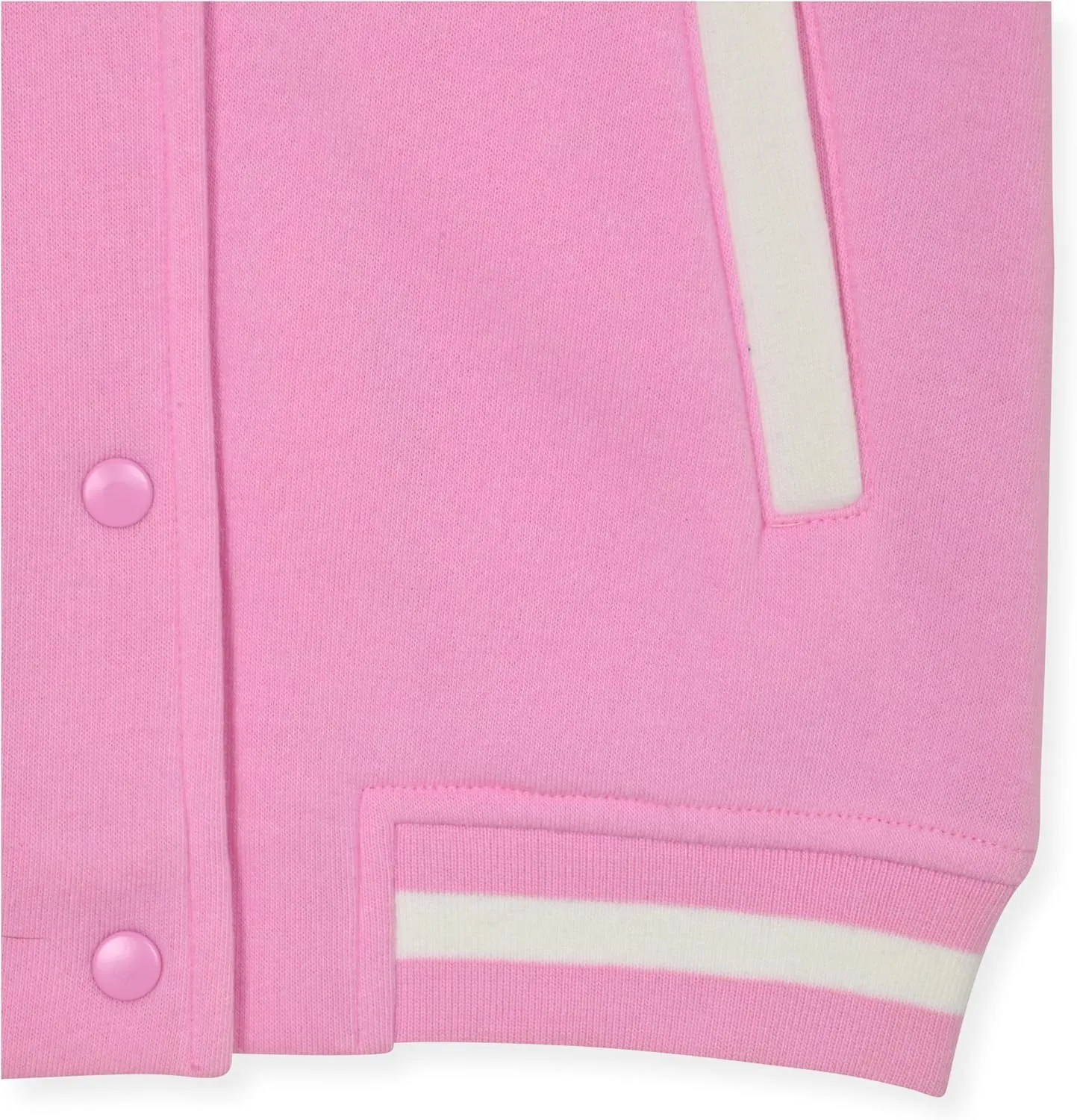 Hello Kitty Girls Varsity Jacket - Button Front Letterman Girls Bomber Jacket for Kids