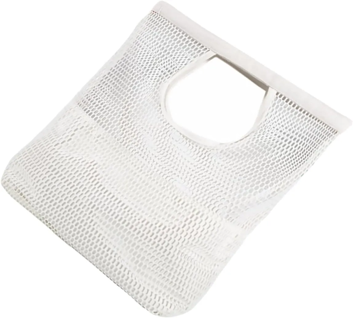 High Capacity Beach Bag Stylish Mesh Design Shopping Pouch for Travel Parties and Everyday Use Easy to
