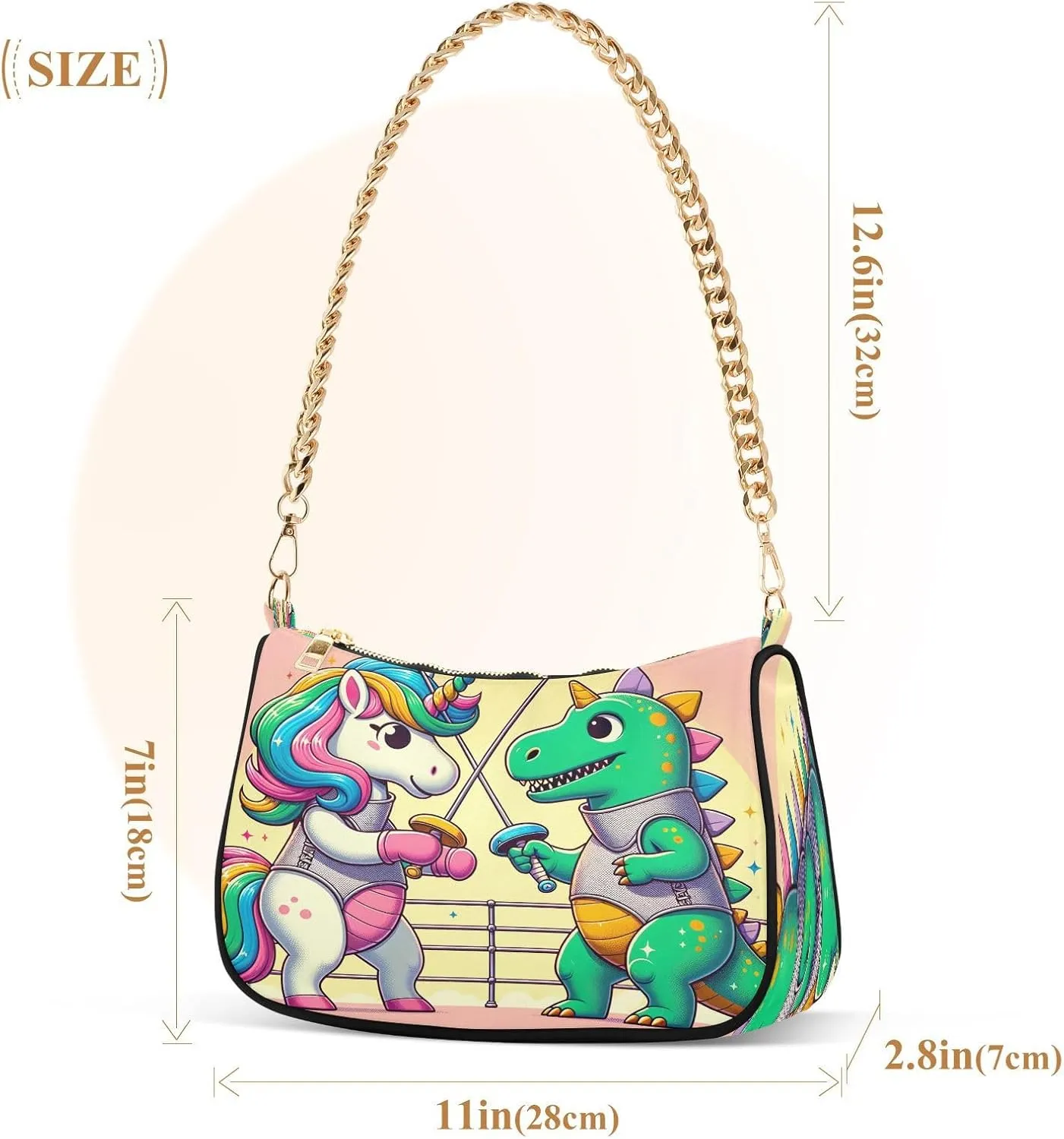 Hummingbirds Yellow Flowers Small Shoulder Purse, Purses Trendy