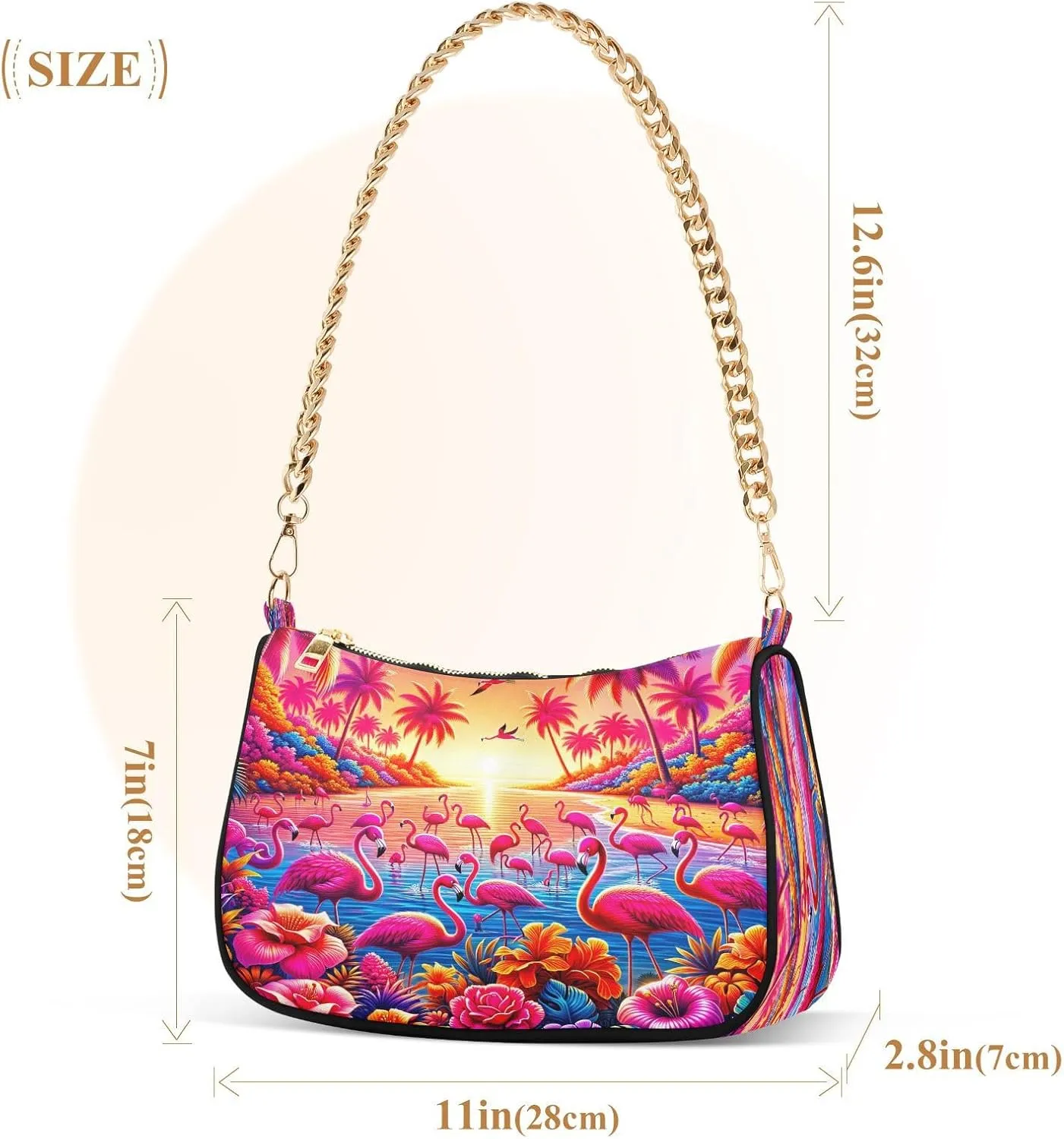 Hummingbirds Yellow Flowers Small Shoulder Purse, Purses Trendy
