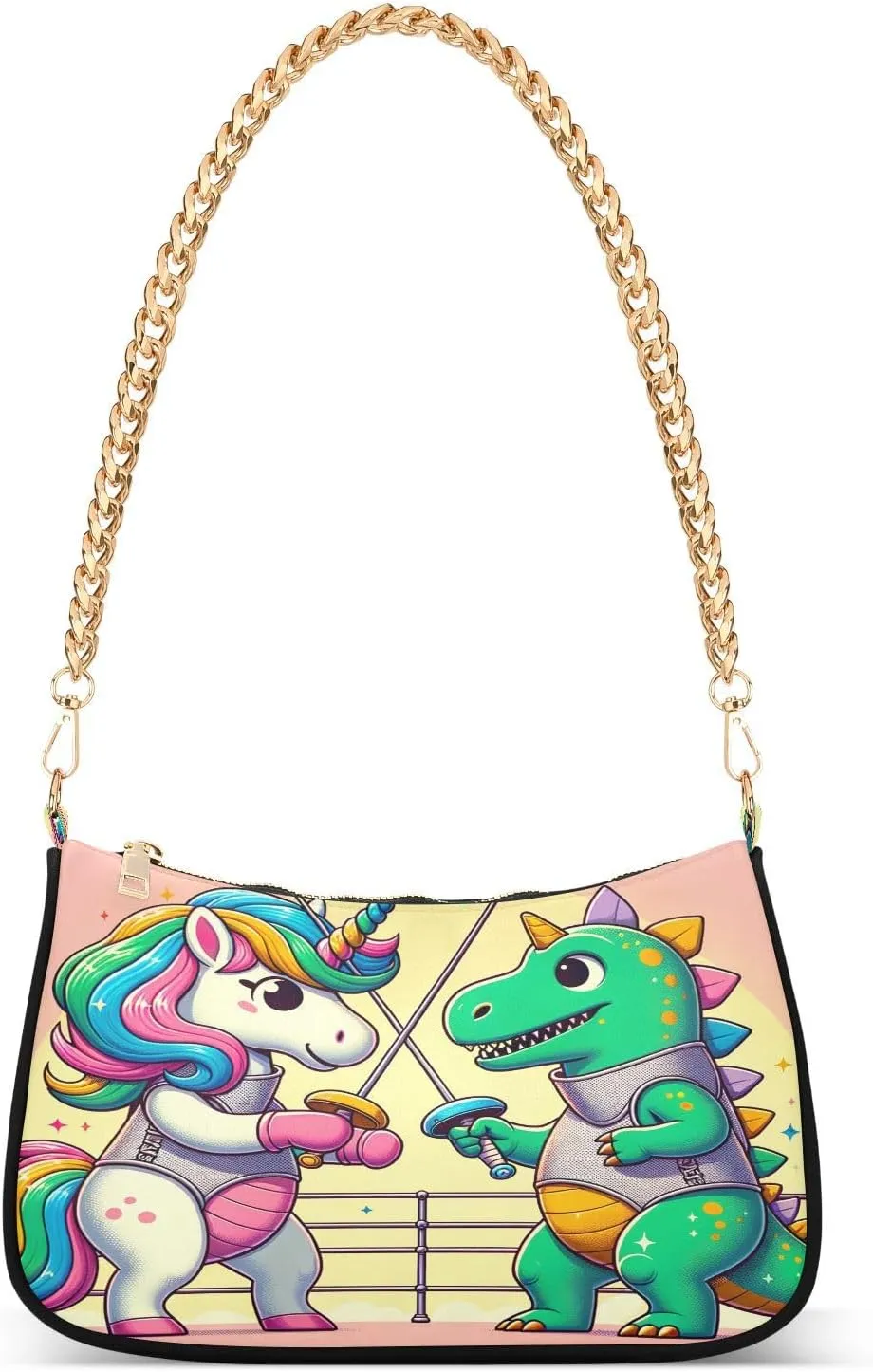 Hummingbirds Yellow Flowers Small Shoulder Purse, Purses Trendy