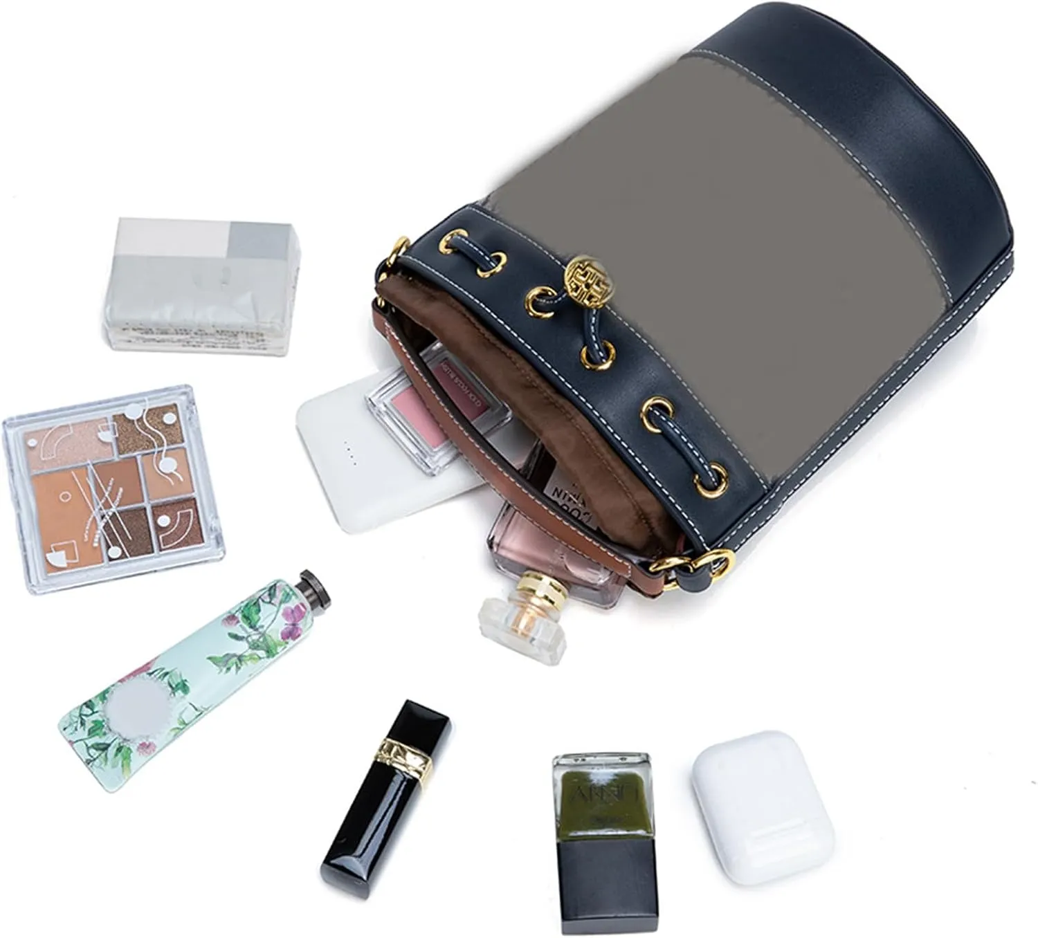 Insert Bags,Purse Organizer Insert for Bucket Bag Bag Drawstring Designed Organizer Shoulder Bag Crossbody Bag Nylon Inner Bag