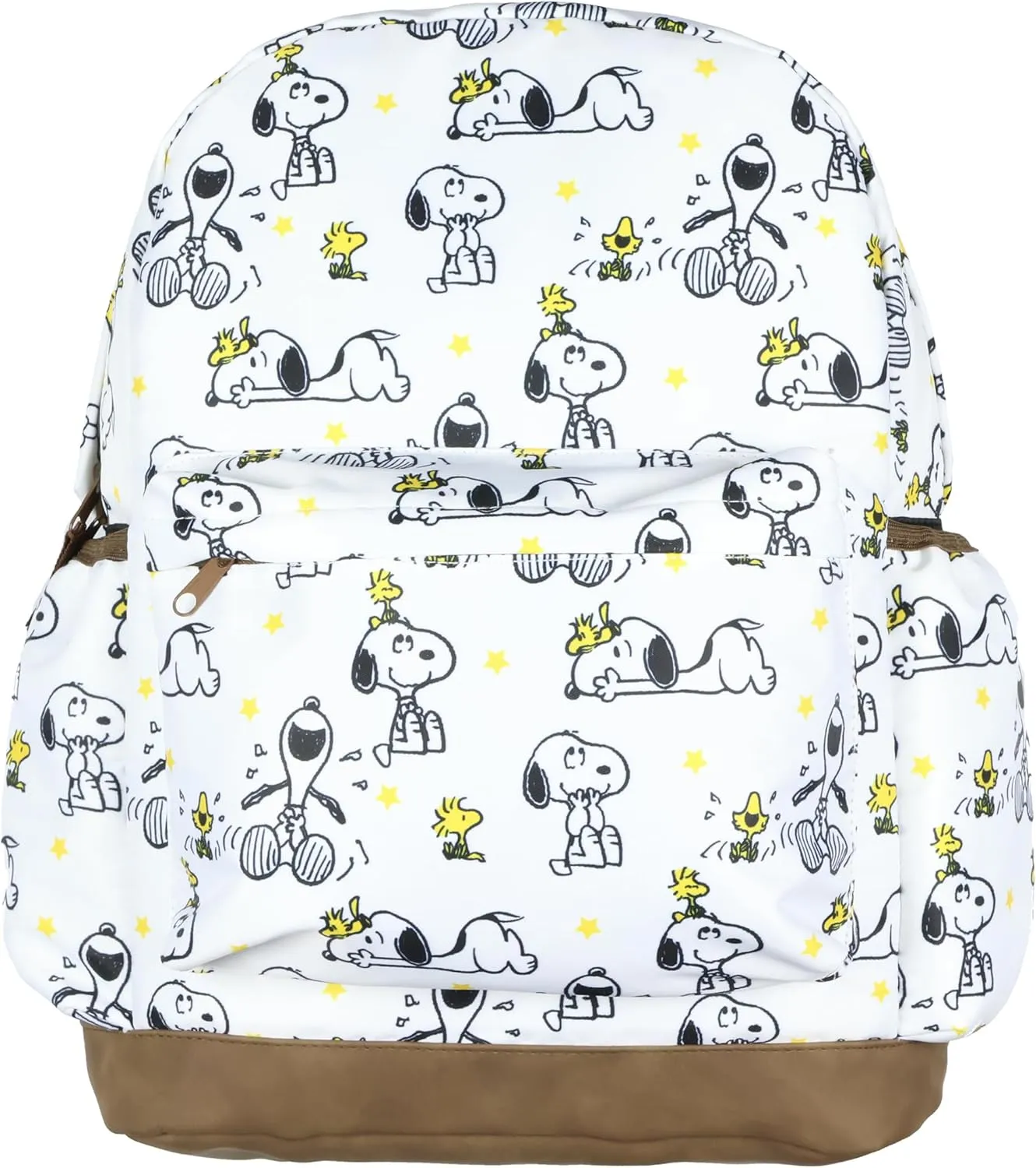INTIMO Peanuts Backpack Best Friends Woodstock and Snoopy Allover Design Bookbag Travel Daypack Bag