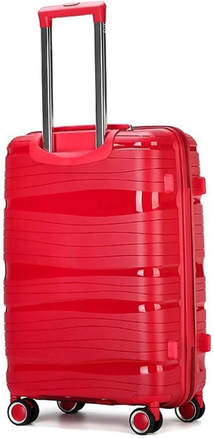 IRYZE Lightweight Suitcase Travel Suitcase With Spinner Wheels,Lightweight Ergonomic Handles, Traveling Suitcases Carry on Luggage (Color : A, Size : 28in)