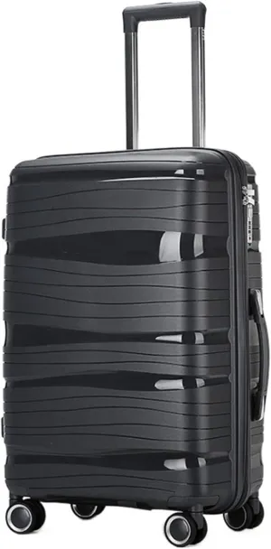 IRYZE Lightweight Suitcase Travel Suitcase With Spinner Wheels,Lightweight Ergonomic Handles, Traveling Suitcases Carry on Luggage (Color : G, Size : 24inch)