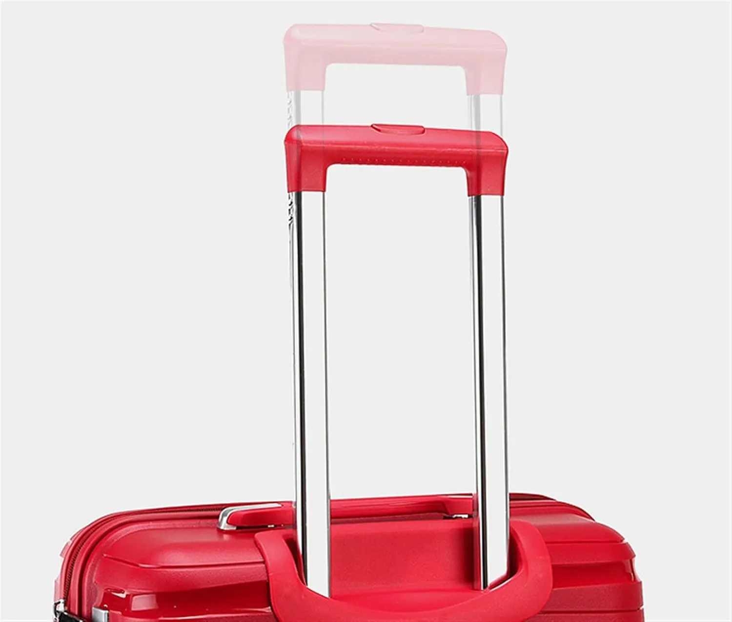 IRYZE Lightweight Suitcase Travel Suitcase With Spinner Wheels,Lightweight Ergonomic Handles, Traveling Suitcases Carry on Luggage (Color : Red, Size : 24inch)