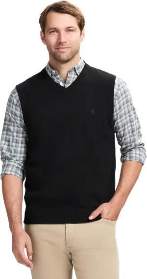 IZOD Men's Fine Gauge V-Neck Sweater Vest