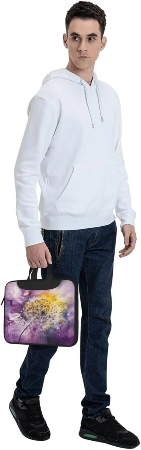 Laptop Bag Fresh Daisy Flowers Laptop Tote Bag Women Men Laptop Sleeve Case Lightweight Computer Bag Briefcase