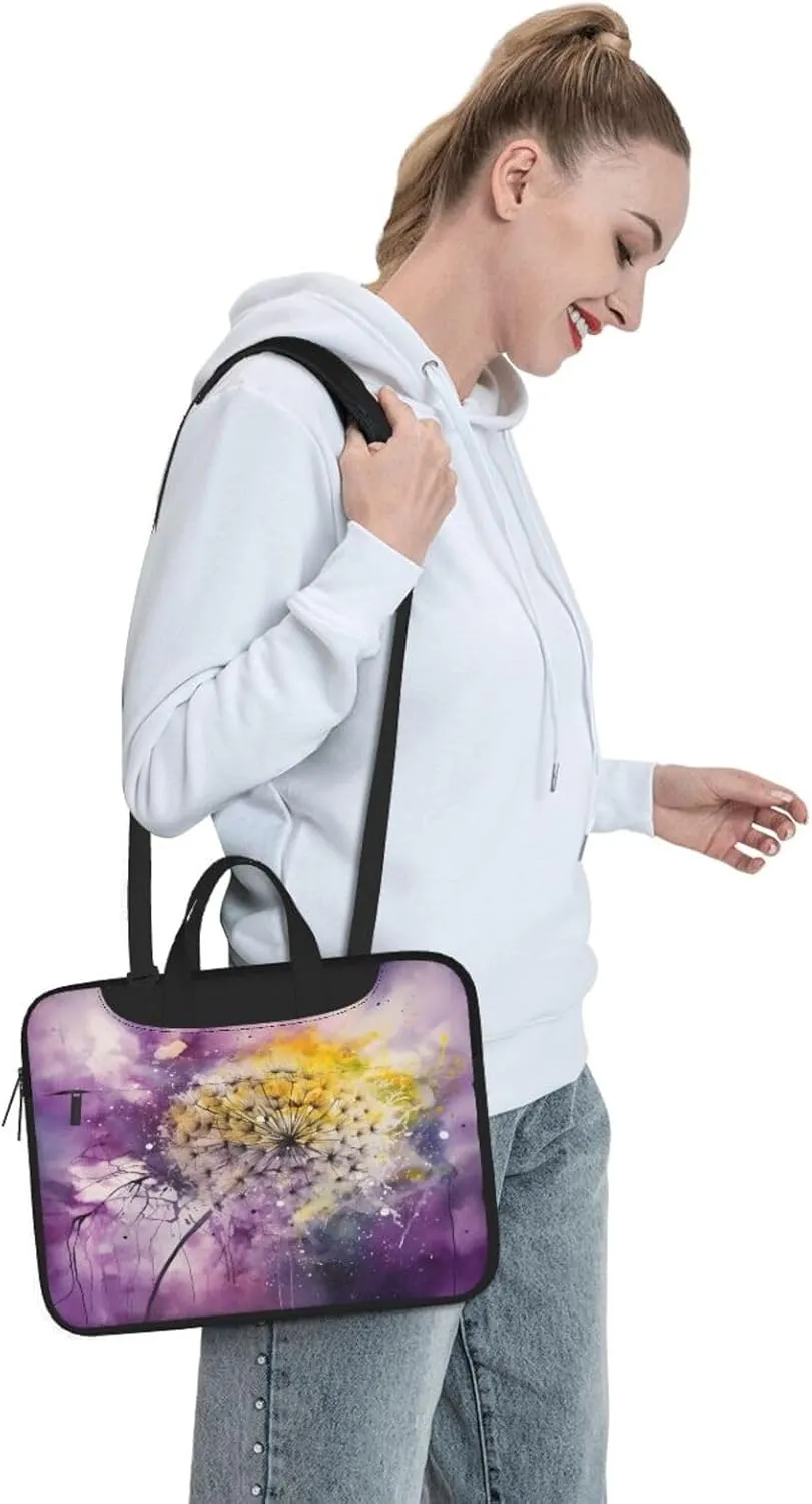Laptop Bag Fresh Daisy Flowers Laptop Tote Bag Women Men Laptop Sleeve Case Lightweight Computer Bag Briefcase