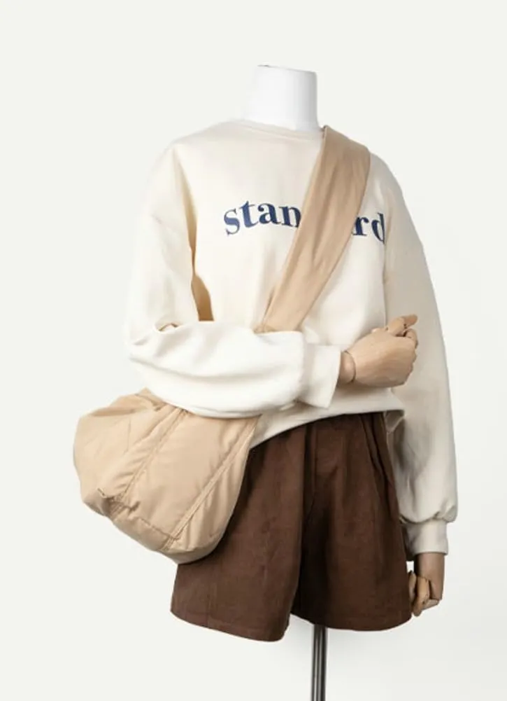 Large Puffer Crossbody Bags for Women Trendy Hobo Crescent Shoulder Bag casual Tote Bag