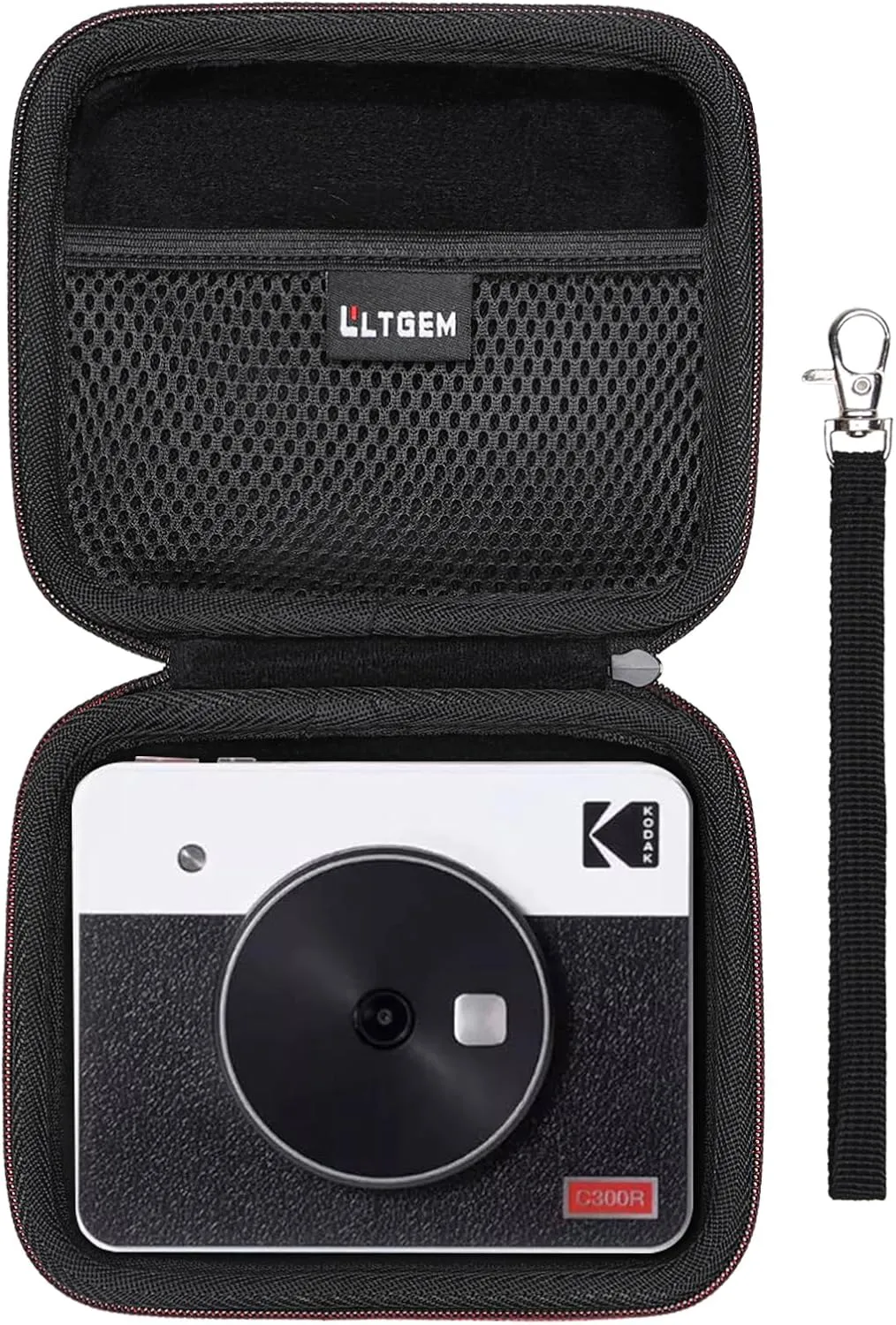 LTGEM Case Compatible with KODAK Mini Shot 3 Retro 4PASS 2-in-1 Instant Digital Camera and Photo Printer, Black(Case Only)