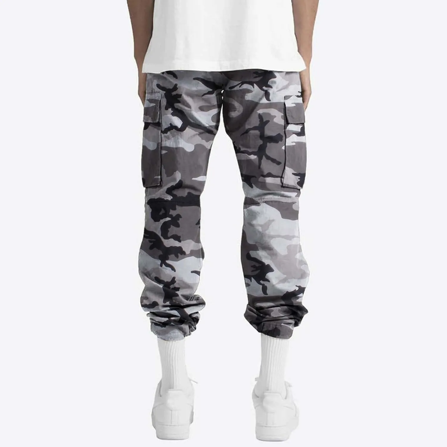 Mens Cargo Pants Slim Fit Men's Wild Cargo Pants Casual Joggers Sweatpants Outdoor Waterproof Hiking Work Pants