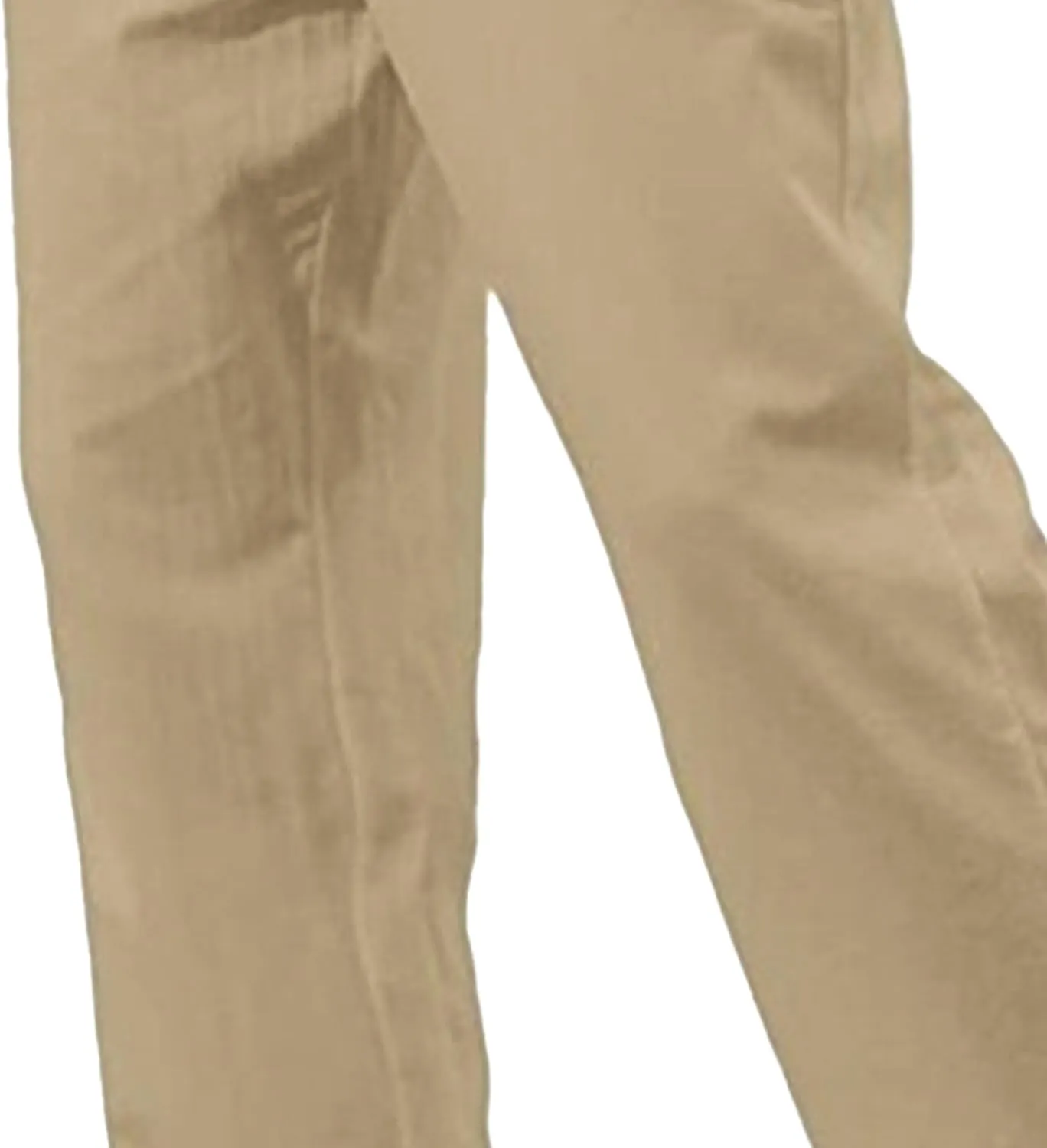 Men's Linen Casual Long Pants Loose Lightweight Yoga Beach Slack Elastic Waist Wide Straight Trousers