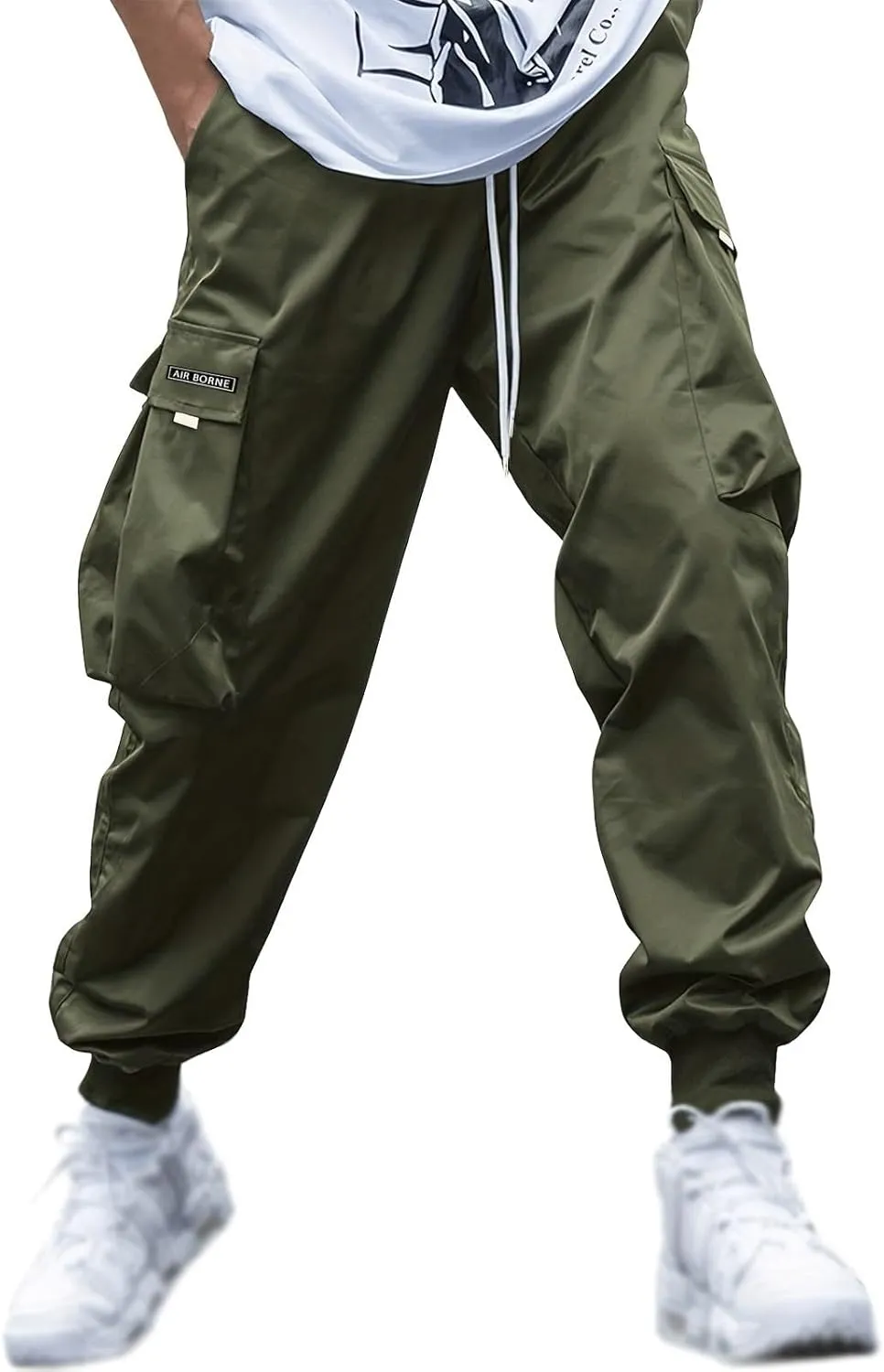 Mens Military PantsCasual Cargo Pant for Men Tactical Hiking Joggers Pants with Pockets Twill Chino Straight Leg Pants TrousersChino Pant Stretch