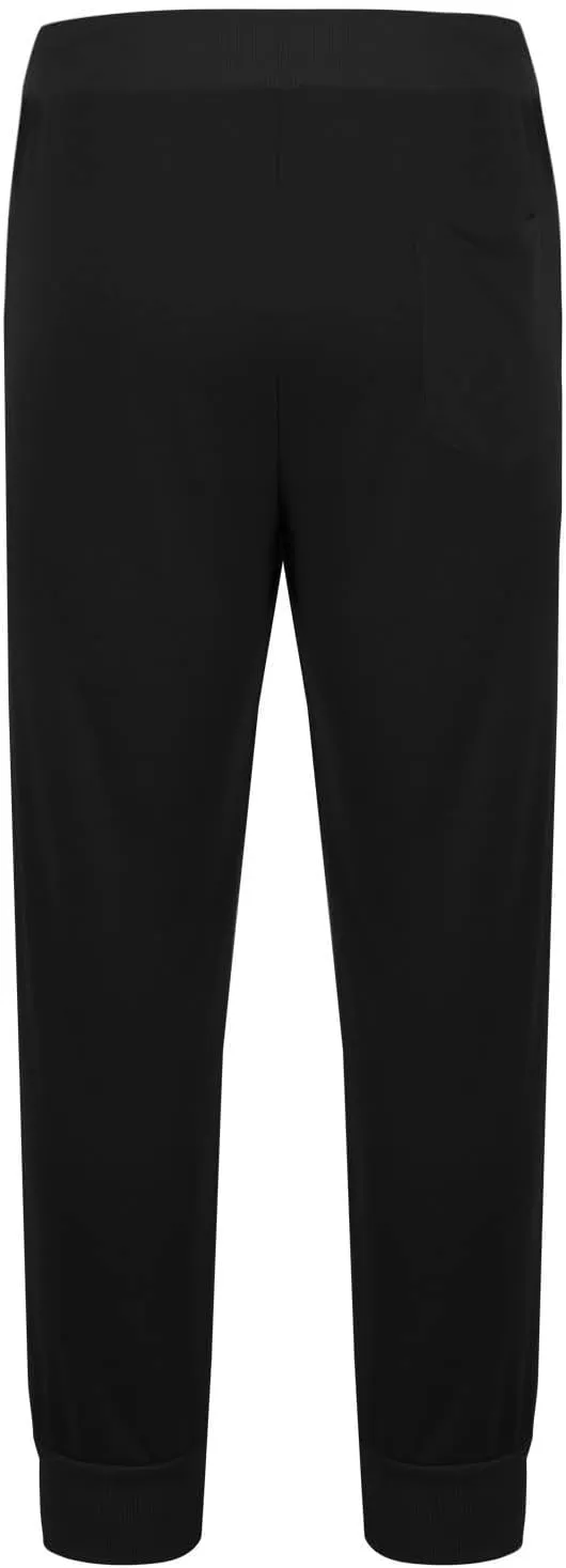 Mens Simple Pants Casual Trendy Elastic Waist Workout Trousers Tapered Heavyweight Work Drawstring Pants with Pockets