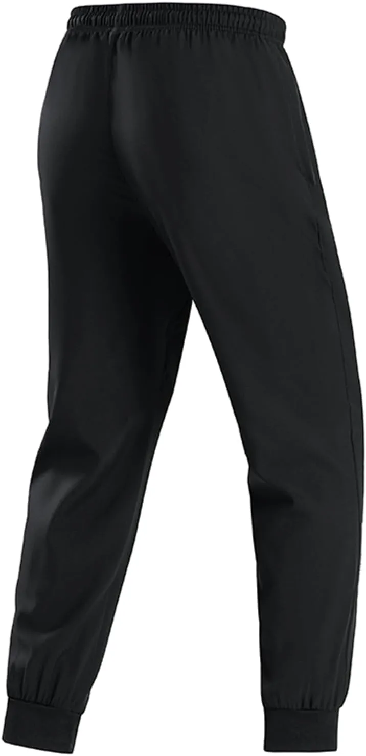 Mens Stretch Active Pants Quick Dry Elastic Waist Casual Fashion Solid Breathable Trousers Hiking Running Sweatpants
