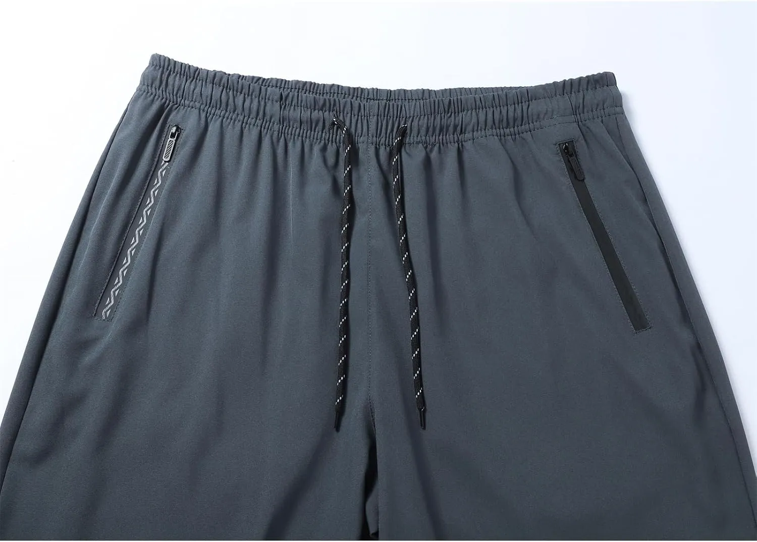 Mens Stretch Active Pants Quick Dry Elastic Waist Casual Fashion Solid Breathable Trousers Hiking Running Sweatpants