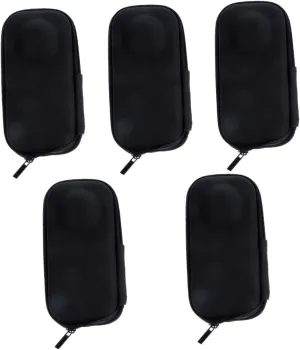 Mobestech 5pcs Mirrorless Camera Bag Action Camera Carrying Case Zip Closure for Easy Access and Carry