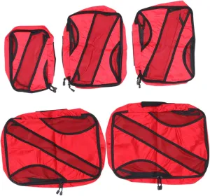 Multi-purpose Travel Storage Bag 1 Set Household Pouch Compact Zipper Bag for Socks Underwear