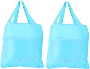Portable Oxford Cloth Shopping Bags Tote Pouches for Supermarket Storage Easy to Clean for Shopping