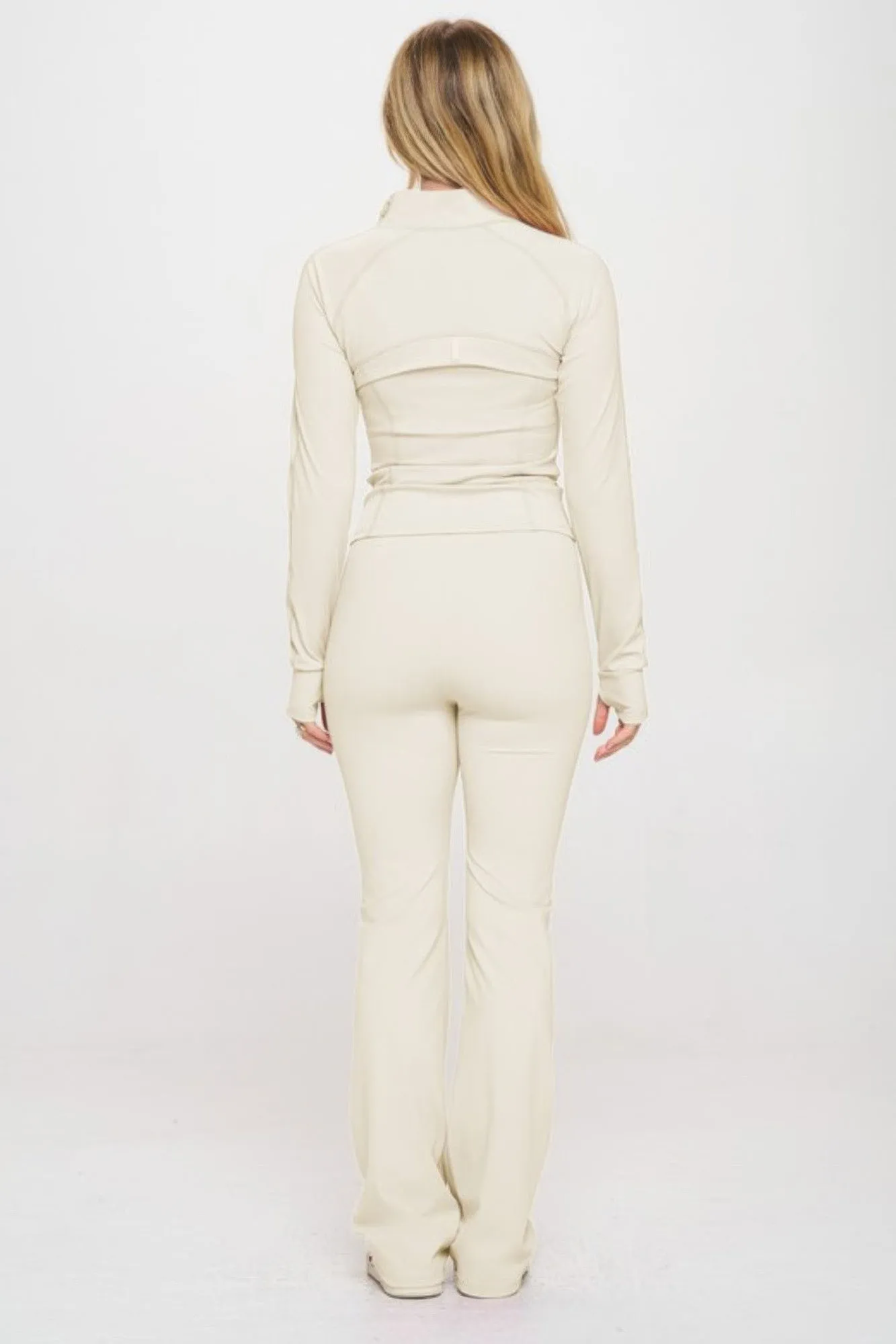 Premium Activewear Yoga Jacket  & Jumpsuit Set