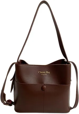 Purses for Women Trendy handbag leather shoulder bag hobo bag