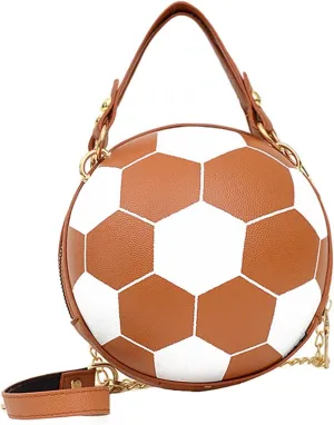 Purses for Women Women's Bag Fashionable Football Bag Versatile Shoulder Messenger