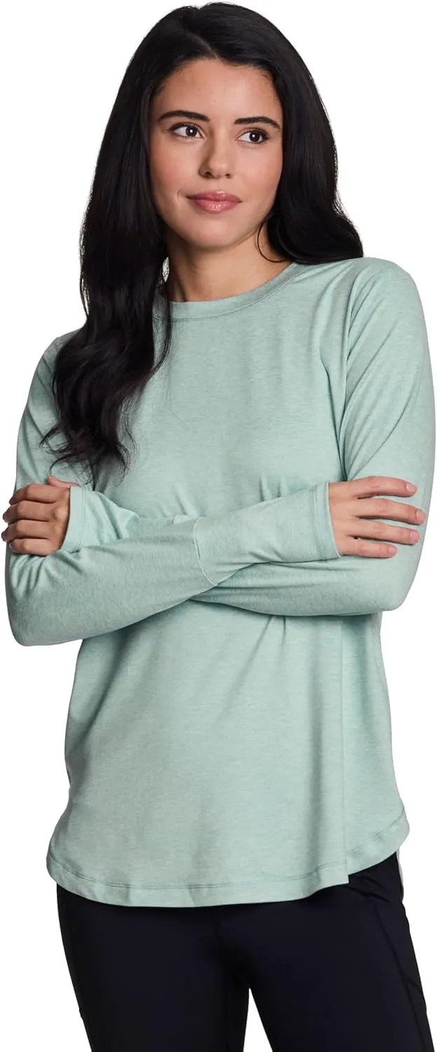 RBX Active Women's Fashion Athletic Yoga Long Sleeve Super Soft T-Shirt