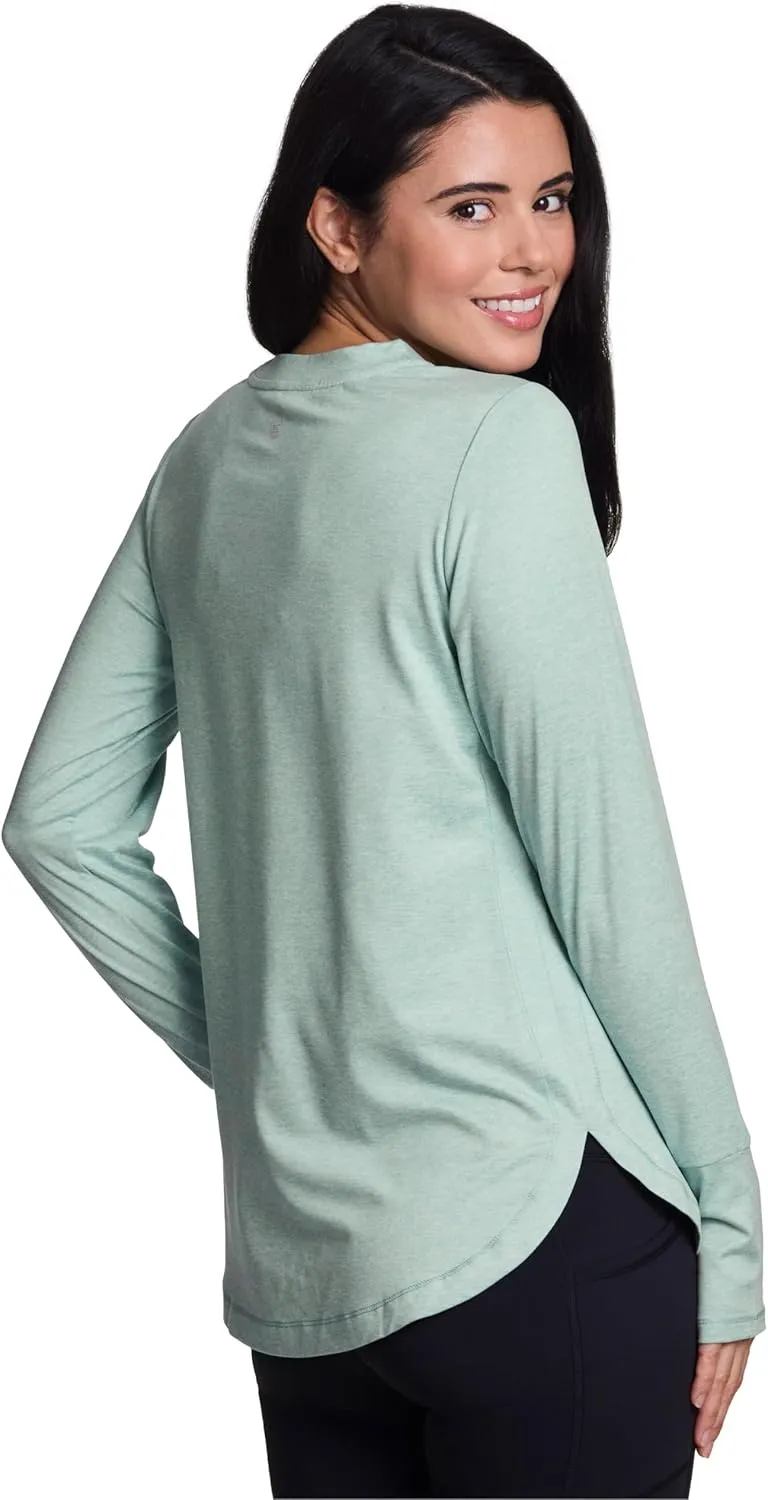 RBX Active Women's Fashion Athletic Yoga Long Sleeve Super Soft T-Shirt