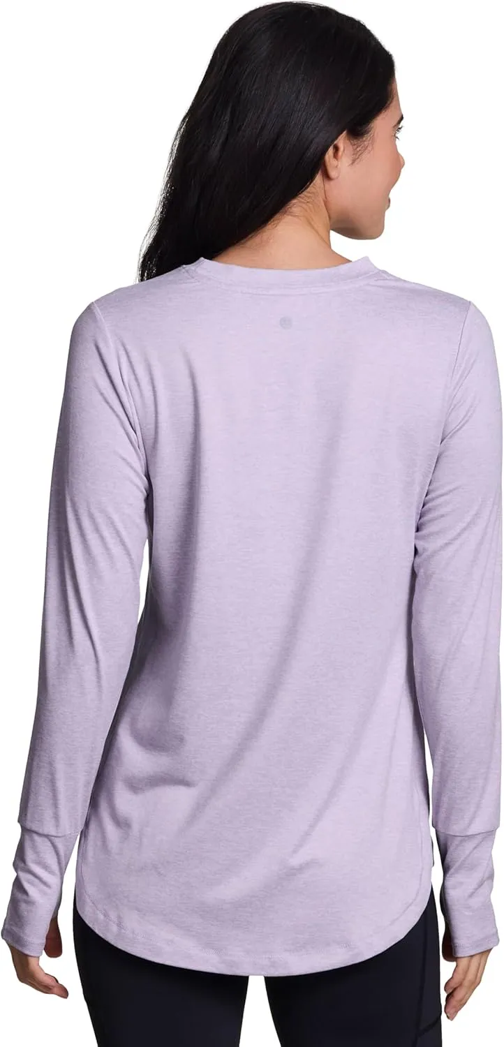 RBX Active Women's Fashion Athletic Yoga Long Sleeve Super Soft T-Shirt
