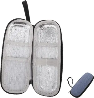 Reusable Insulated Cooler for Medication Travel Cooler Bag Convenient Zipper Access