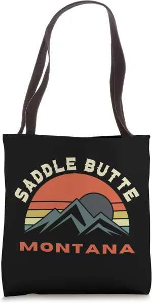 Saddle Butte Montana Tote Bag