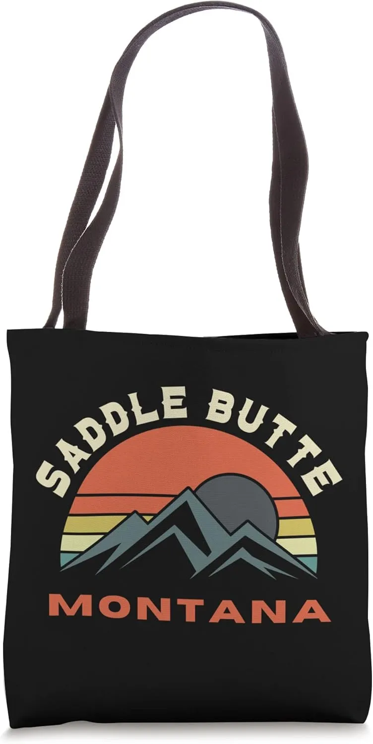 Saddle Butte Montana Tote Bag