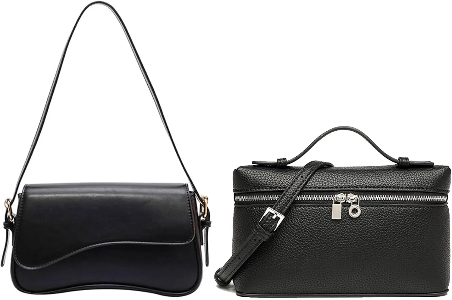 Shoulder Bag for Women Y2K Trendy Purse Vegan Leather