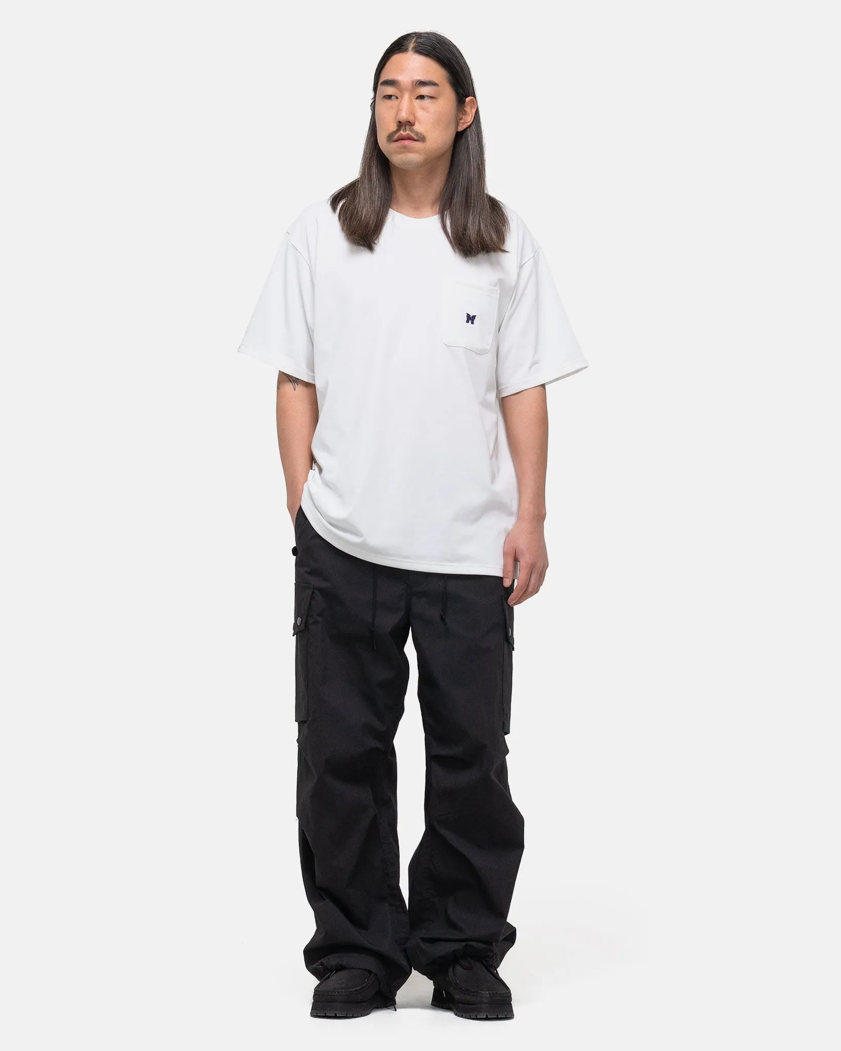 S/S Crew Neck Tee - Poly Jersey White