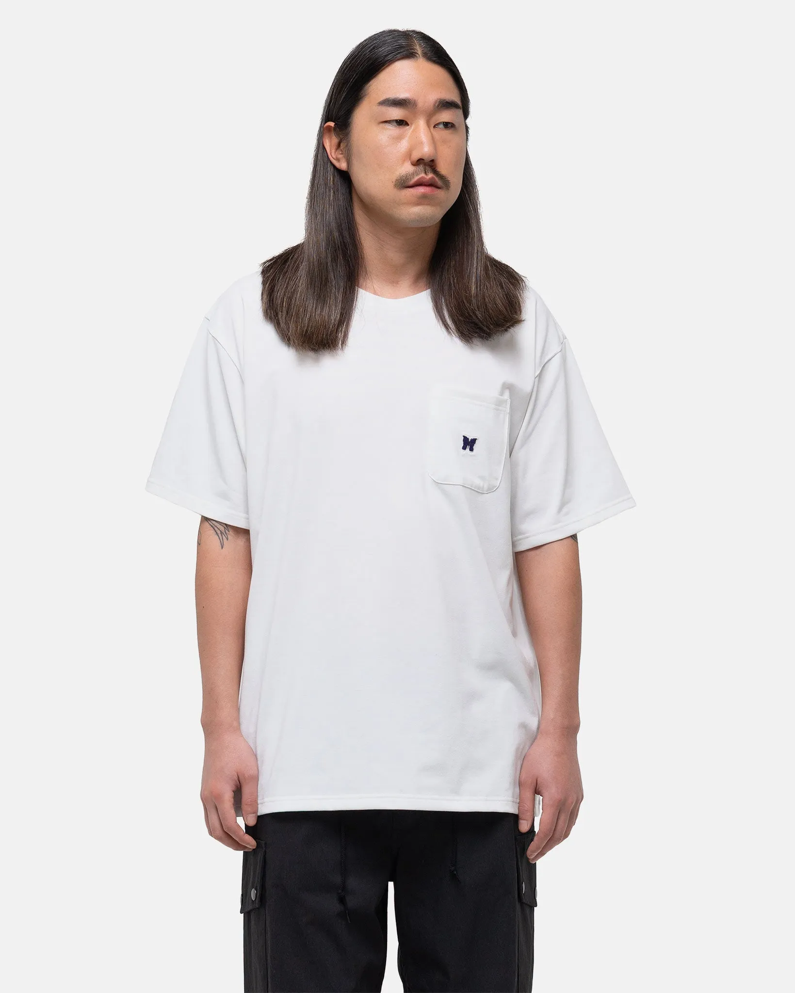 S/S Crew Neck Tee - Poly Jersey White