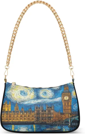 Starry Night Cute Clutch Purses for Women, Trendy Purses