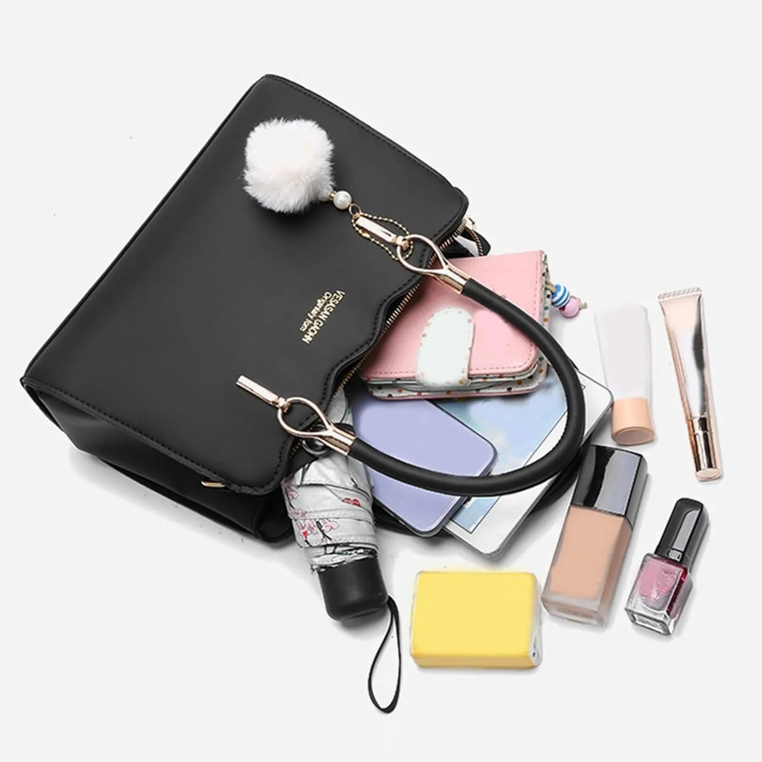 Top Handle Purses for Women Cute Hobo Tote Handbags Clutch Purses with Zipper Closure Waterproof Versatile Bag