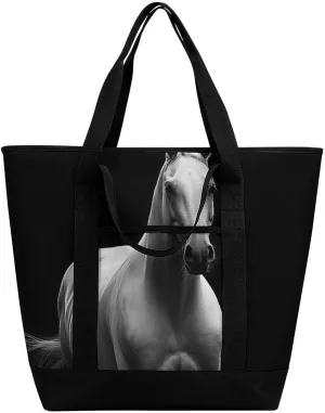 Trendy Commuter Tote Bag Large Insulated Shopping Bag For Travel