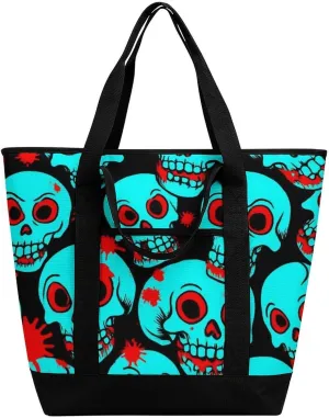 Trendy Commuter Tote Bag Large Insulated Shopping Bag For Travel