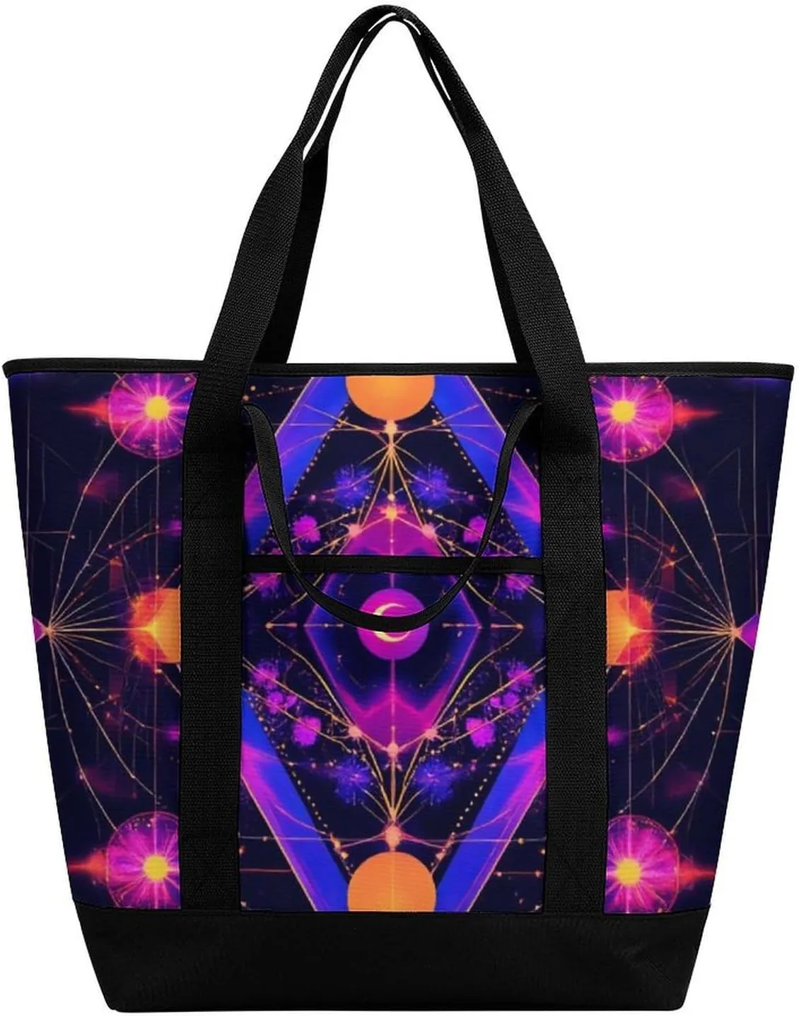 Trendy Commuter Tote Bag Large Insulated Shopping Bag For Travel