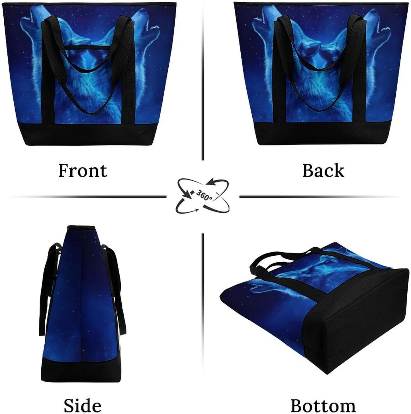 Trendy Commuter Tote Bag Large Insulated Shopping Bag For Travel