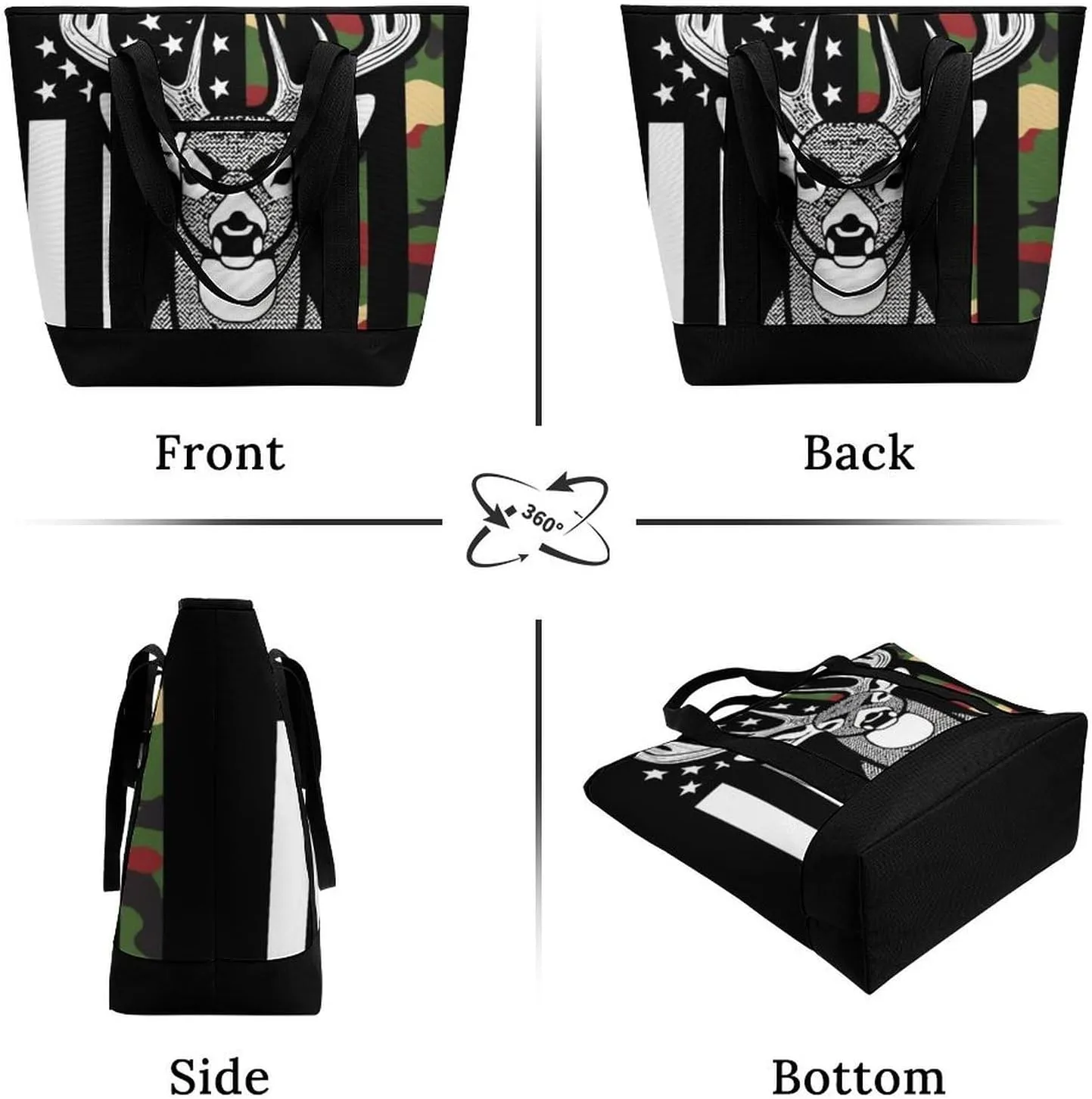 Trendy Commuter Tote Bag Large Insulated Shopping Bag For Travel