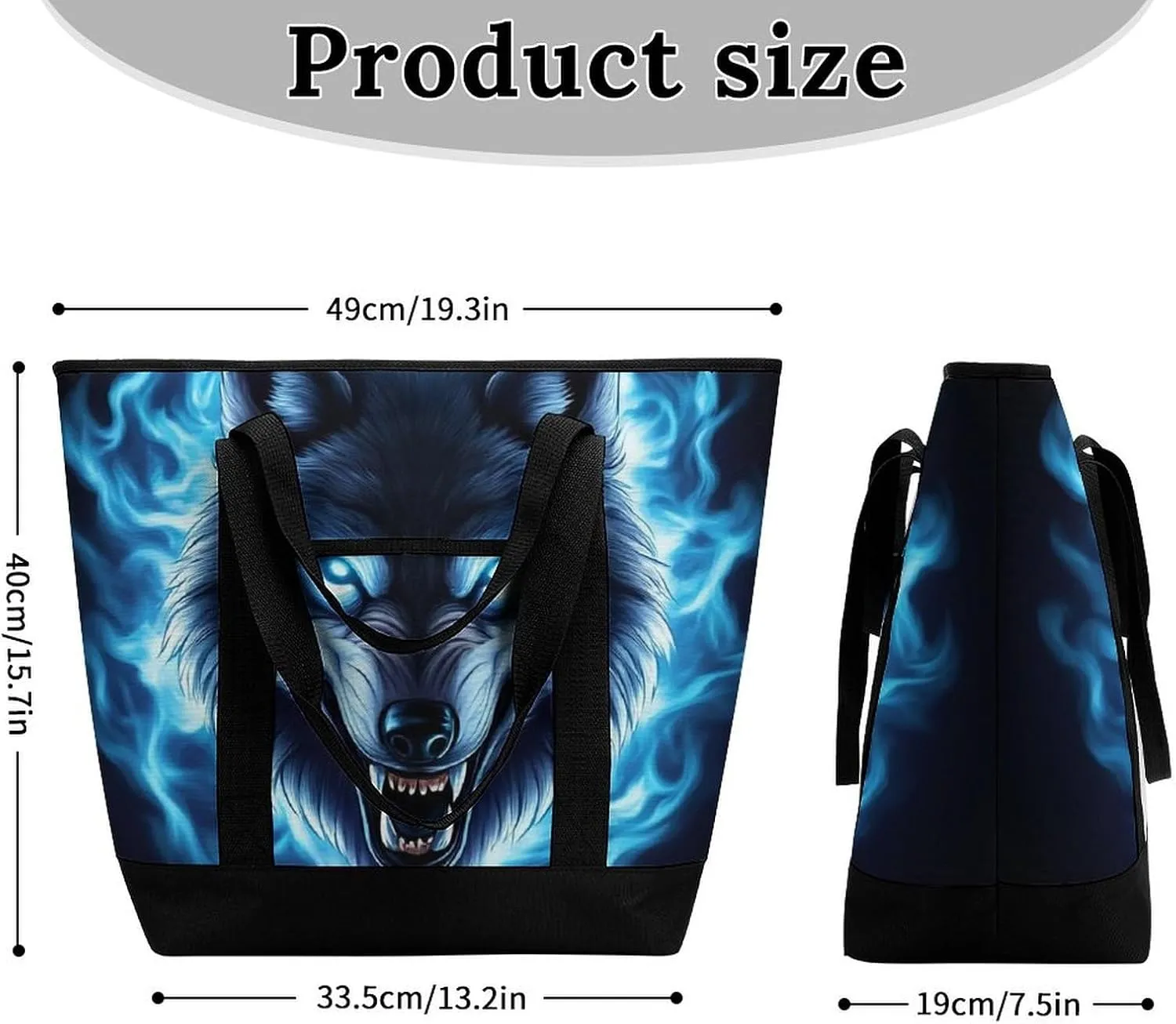 Trendy Commuter Tote Bag Large Insulated Shopping Bag For Travel