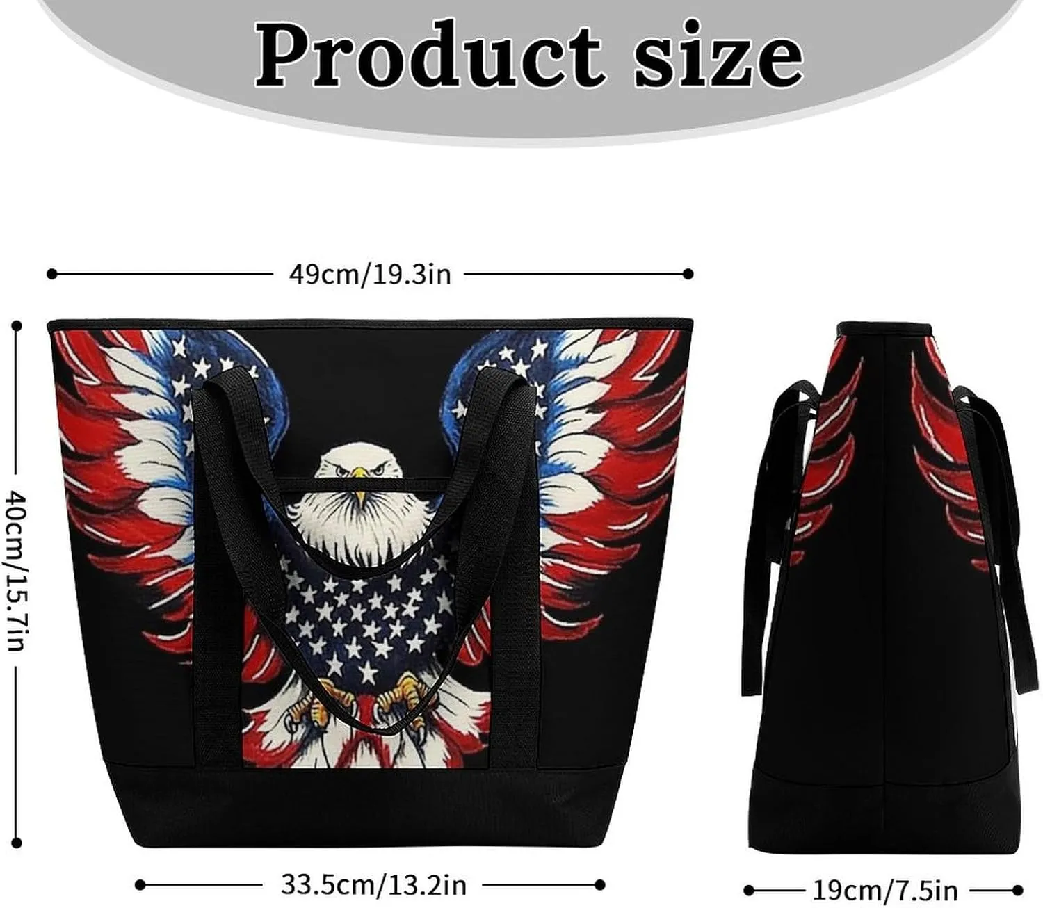 Trendy Commuter Tote Bag Large Insulated Shopping Bag For Travel