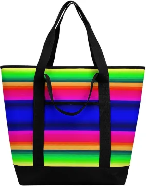 Trendy Commuter Tote Bag Large Insulated Shopping Bag For Travel