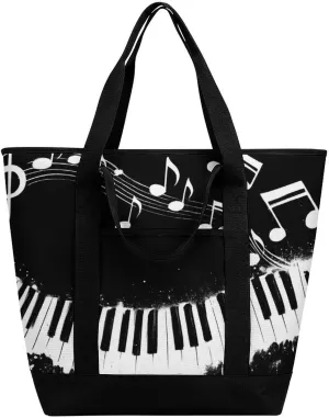 Trendy Commuter Tote Bag Large Insulated Shopping Bag For Travel