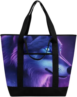 Trendy Commuter Tote Bag Large Insulated Shopping Bag For Travel